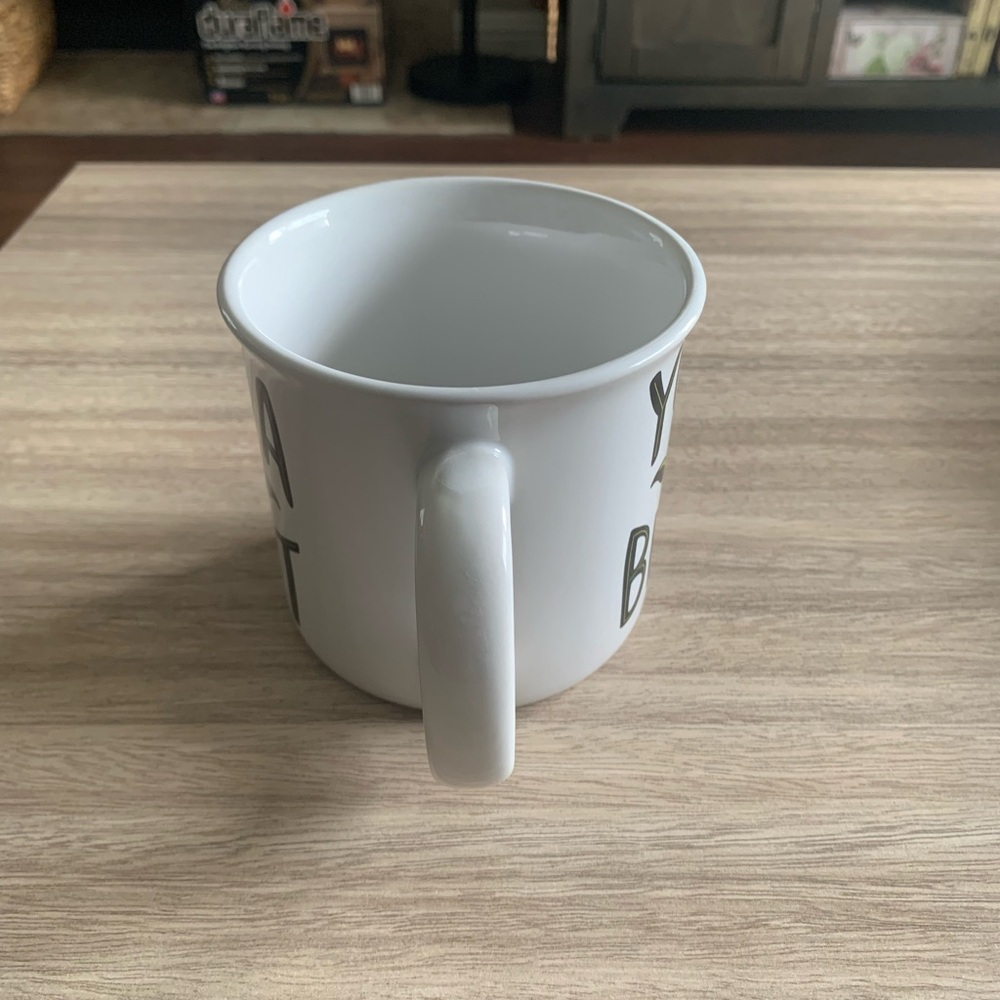 Star Wars Yoda Best Coffee Tea Mug White Collectible 18 Oz - Picture 3 of 6